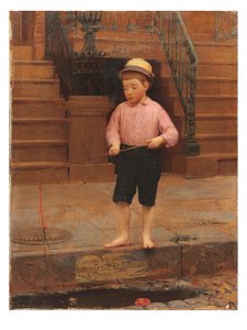 1871年在东十街58½号钓鱼 作者 西摩·约瑟夫·盖