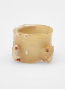 约公元前1600年至1050年戴着面具的珠子 作者 商代中文学校