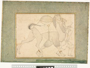 骆驼和新郎，c.1545-76 作者 谢赫·穆罕默德（Sheikh Muhammad）