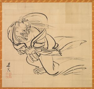 茨城 作者 Shibata Zeshin