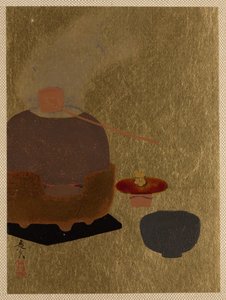 茶道器具。 作者 Shibata Zeshin