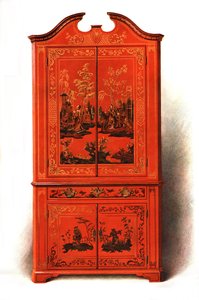 Red Lacquer Cabinet，1907 1908。 作者 雪莉·查尔斯·莱韦林·斯洛科姆