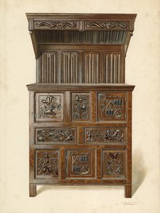 约翰韦恩爵士的自助餐，由Carrington伯爵（chromolitho）拥有 作者 雪莉·查尔斯·莱韦林·斯洛科姆