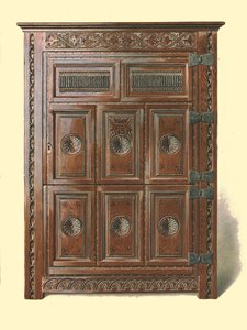 威尔士橡木橱柜，1904年 作者 雪莉·查尔斯·莱韦林·斯洛科姆