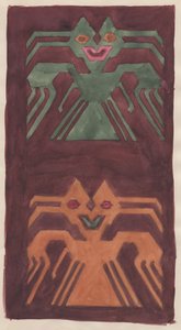 南美纺织品设计，1951年。 作者 雪莉·马卡姆