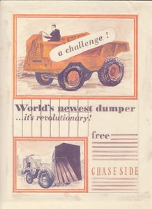 世界上最新的翻斗车"，约1950年。  