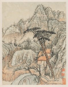 回忆秦淮河 作者 石涛