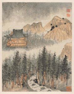 回忆秦淮河 作者 石涛