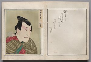 演员肖像相册》中的叶片 作者 升草斋