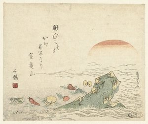 海岸日出 作者 顺时