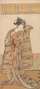 1773年或1774年，第四任岩井半四郎作为女性。 作者 春庄