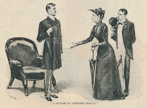 冒犯尊严的图片，1892年 作者 悉尼佩吉特