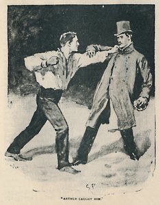亚瑟抓到他，1892年 作者 悉尼佩吉特