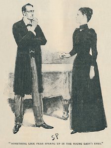 像恐惧一样出现在年轻女性的眼中，1892年