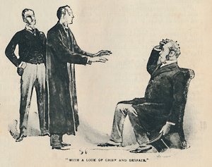 带着悲伤和绝望的表情，1892年 作者 悉尼佩吉特