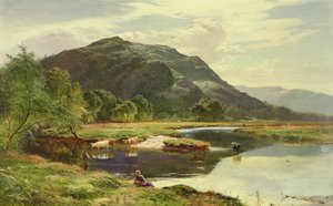 高地湖景