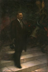 西奥多-罗斯福，约1908-1910。 作者 西吉斯蒙德·德·伊万诺夫斯基