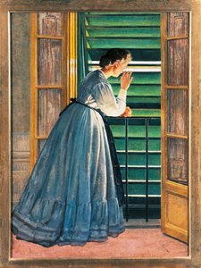 好奇心》，作者西尔维斯特罗-莱加（1826-1895）。