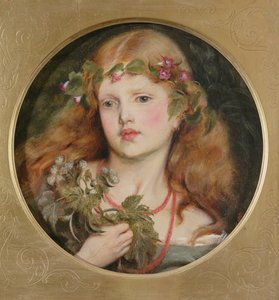 研究女孩头，1863年