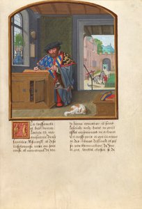 金羊毛勋章的武器之王写作关于Jacques de Lalaing，1530-40（蛋彩画，金箔和墨水在羊皮纸上）