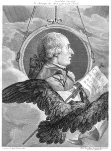 法国物理学家雅克·亚历山大·塞萨尔·查尔斯（Jacques Alexandre Cesar Charles），c1783年。