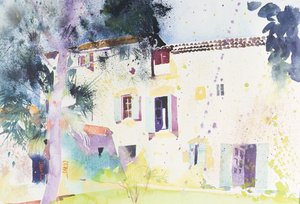 布尔迪克之家，2003 年（水彩画） 作者 西蒙·弗莱彻