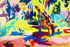 狂野的夏天（木板油画）