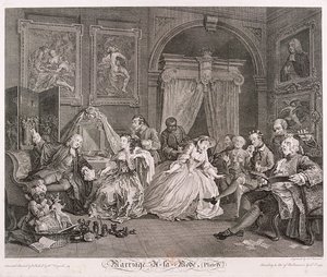 时尚的婚姻》，1745年，图版四
