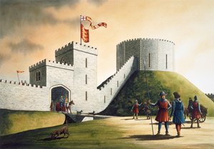 皮克林城堡, 约14世纪, 约1990-2010年