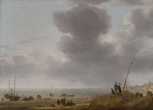 海滩景观，1643年