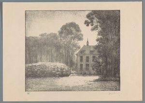 De Raephorst 庄园农舍景观 雷福斯特（原标题） 海牙周围的古老乡村庄园（原系列标题）