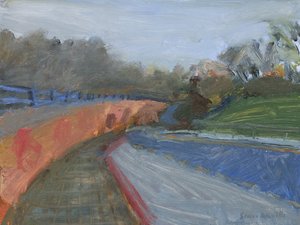 地下通道 No.2，2024 年（油画） 作者 西蒙·内维尔