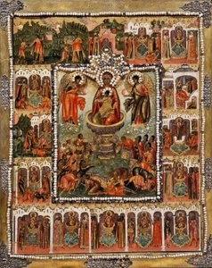Theotokos赋予生命的春天，1670年