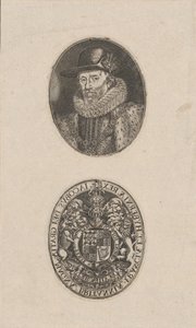 詹姆斯一世，英国国王，约1616年。