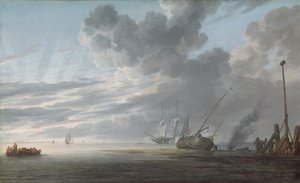 日末河口，约1640-1645年。