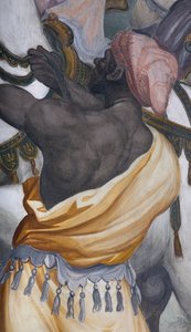 The Magi的崇拜，Presbitery，1578-82（3497103的细节） 作者 西蒙妮·韦尼齐亚诺·彼得扎诺