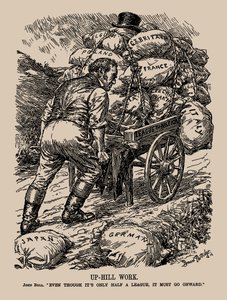 上山的工作。约翰-布尔。尽管只有半个联赛，但必须继续前进，1935年。 作者 伯纳德·帕特里奇爵士