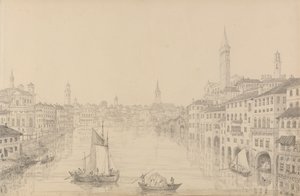 蒂罗尔和意大利 30 处景观相册：从桥上看维罗纳市，1840 年 11 月 1 日 作者 查尔斯·多伊利爵士