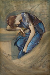 荆棘玫瑰系列--《花园法庭》的研究，1889年。
