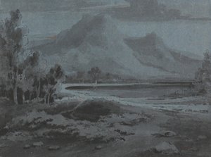 威尔士景观 作者 George Howland Beaumont 爵士第七世男爵