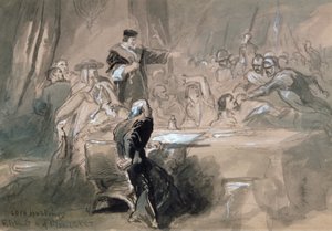 逮捕黑斯廷斯勋爵》，约1856-1859年