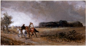 东萨塞克斯郡温切尔西，1865年 作者 约翰·吉尔伯特爵士