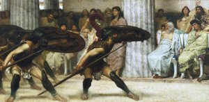 Pyrrhic Dance》，1869年。                                                 作者 劳伦斯·阿尔玛·塔德玛爵士