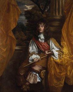 英国詹姆斯二世的肖像 1633-1701年，1661年