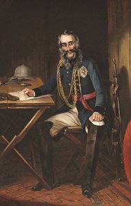 查尔斯-纳皮尔爵士（1782-1853 年）将军肖像（布面油画） 作者 聪明聪明