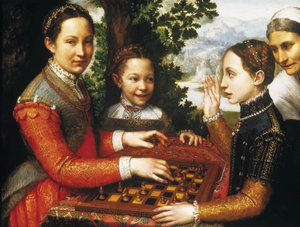 棋局（画家姐妹下棋的肖像）。