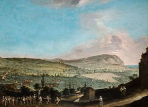 意大利景观，1750-1800。 作者 所罗门德兰