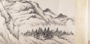 景观，日期为1898年。 作者 宋念