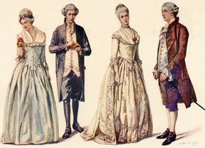 乔治二世（1760-1776）时期的服装，1903年和1937年。