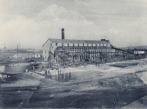 City and Suburban Gold Mining Company, New Battery and Cyanide Works (b/w photo) 作者 南非摄影师